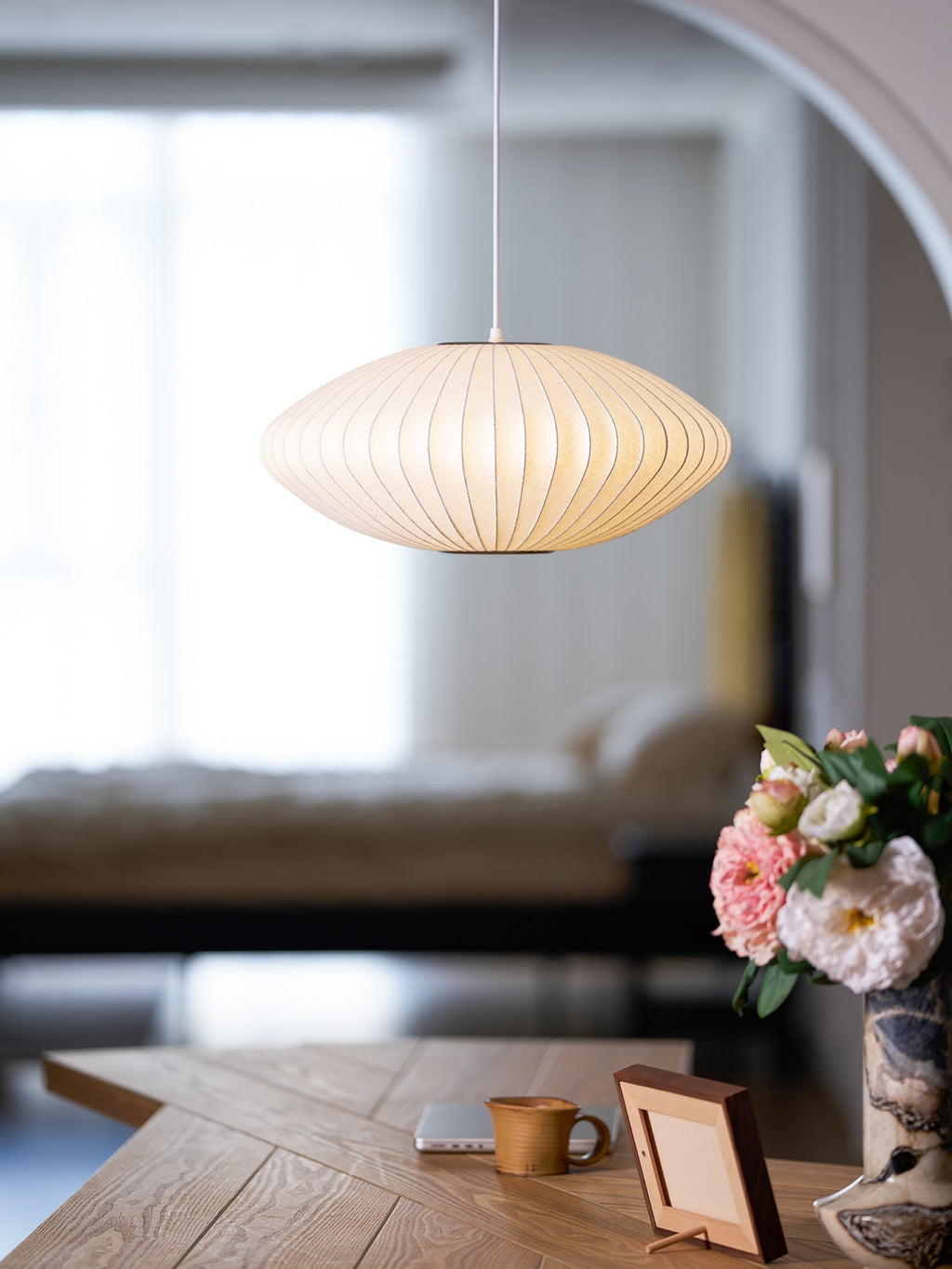 Crisscross Bubble Pendant Light