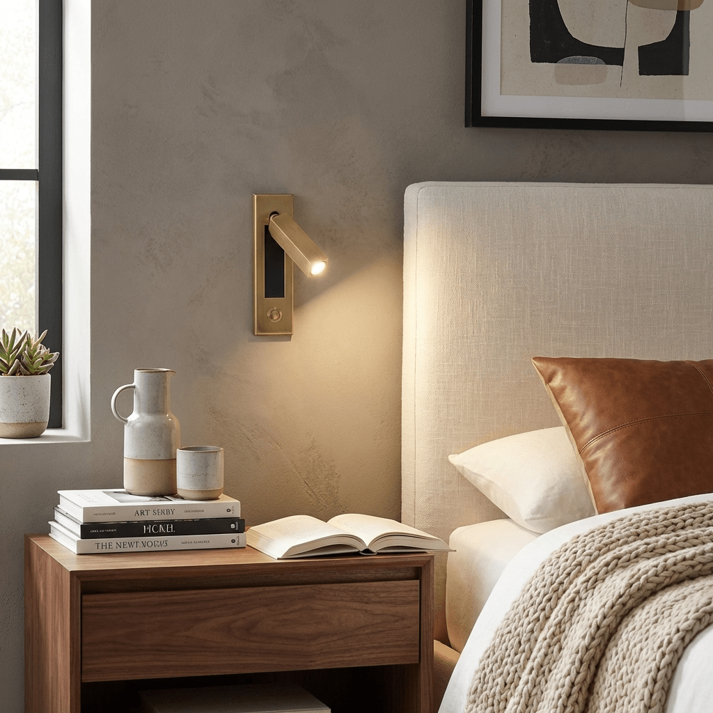 Embedded Bedside Sconce