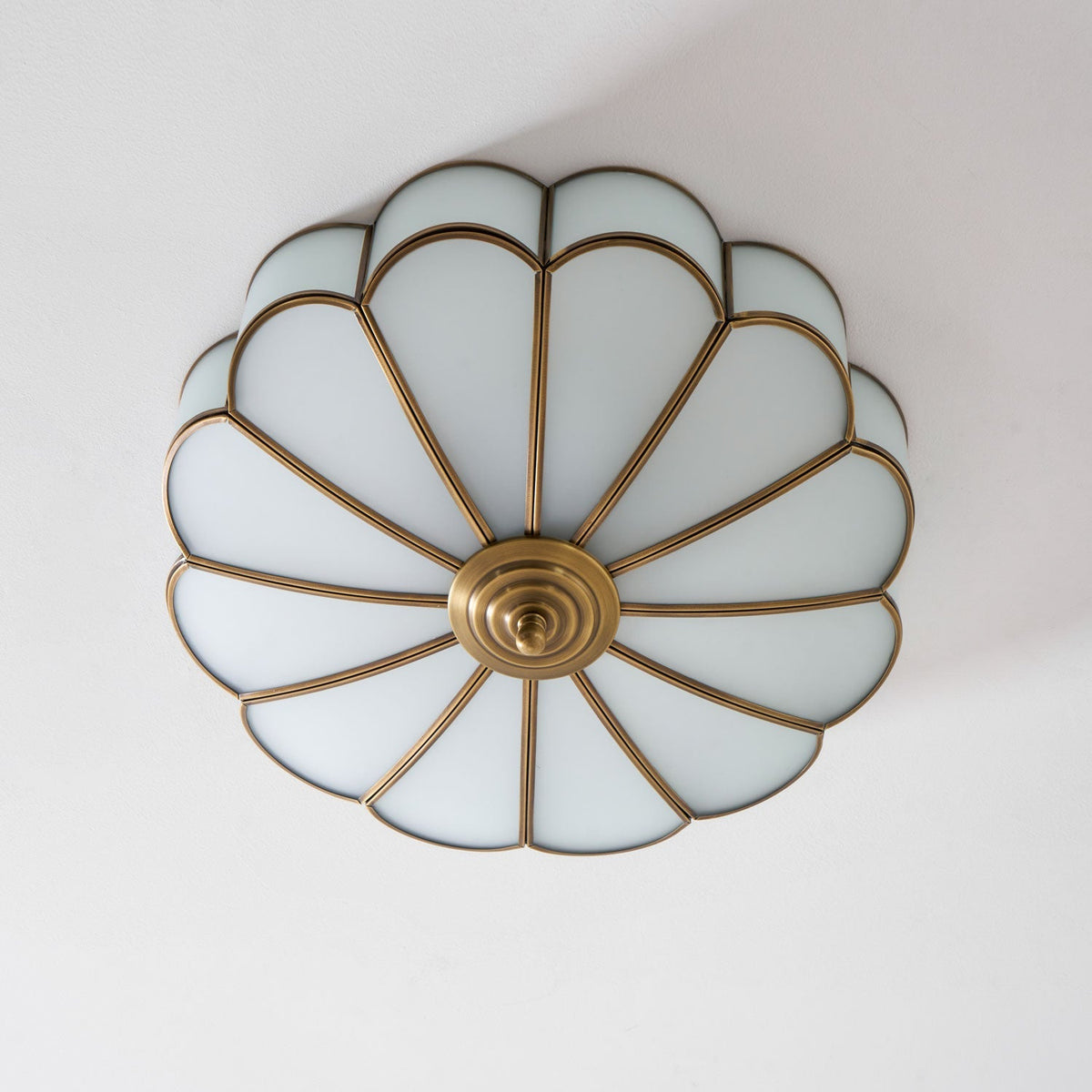 Flower Shape Glass Recessed Ceiling Light