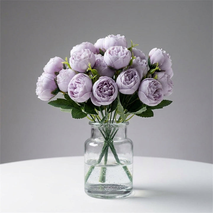 Artificial Peony Bouquet with Realistic Blooms