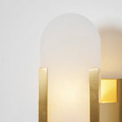 Oblong Alabaster Wall Sconce