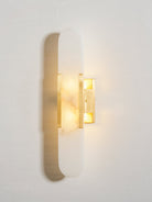 Oblong Alabaster Wall Sconce