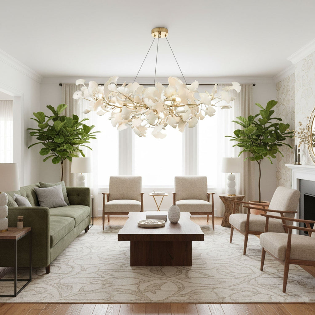 Horizon Bloom Gingko Chandelier