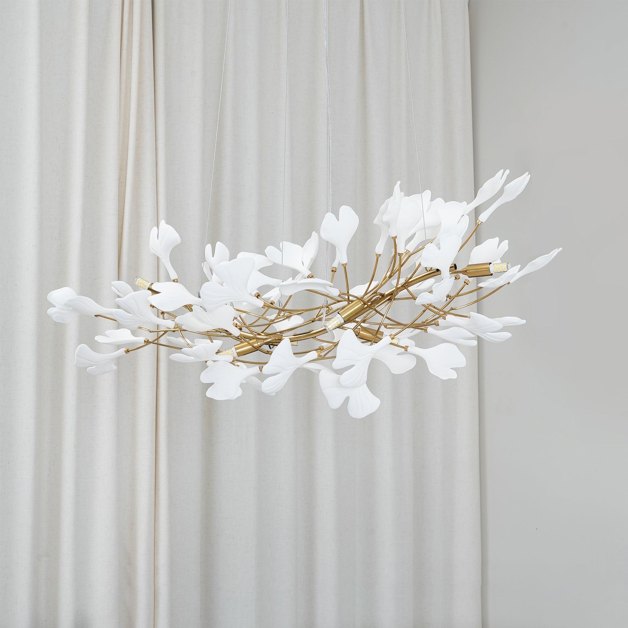 Horizon Bloom Gingko Chandelier