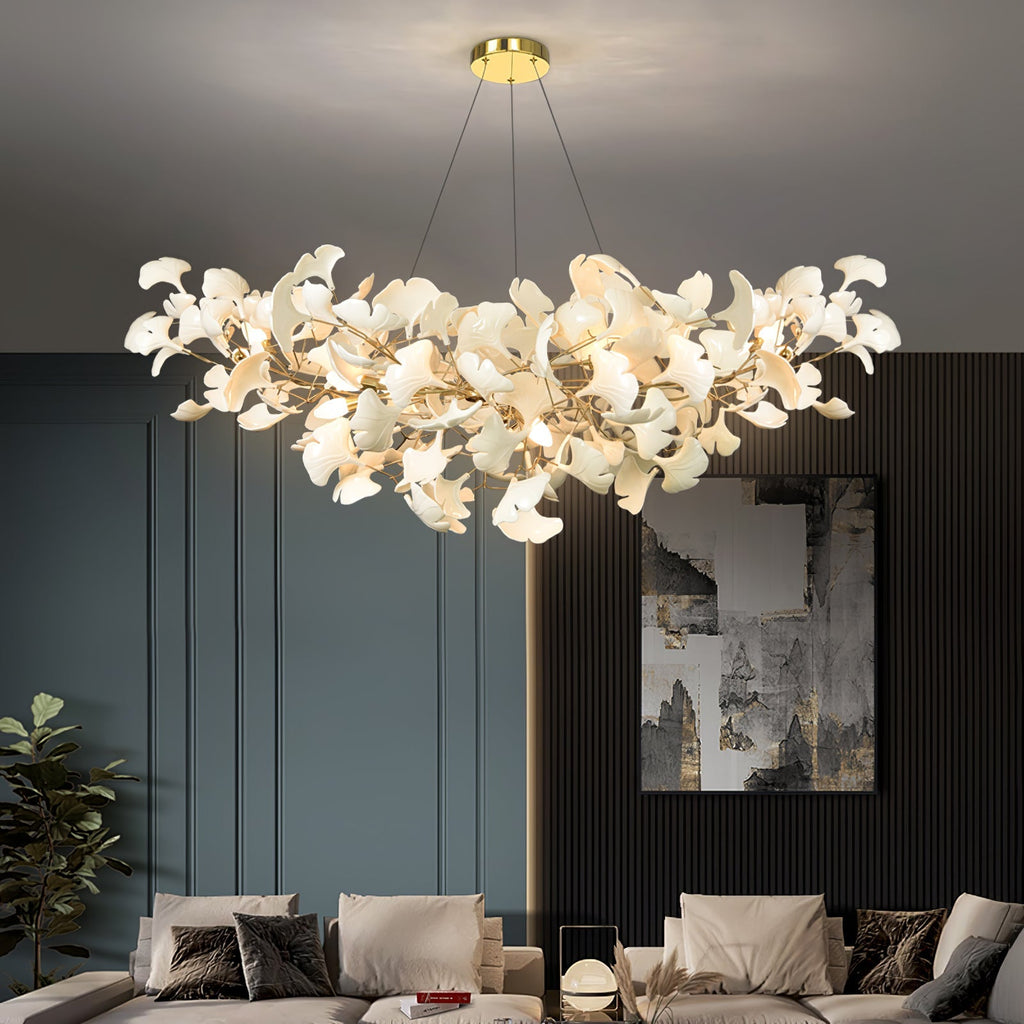 Horizon Bloom Gingko Chandelier