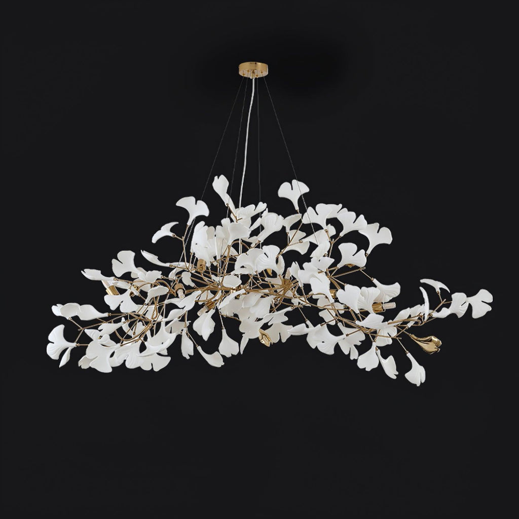 Gingko Plume Chandelier