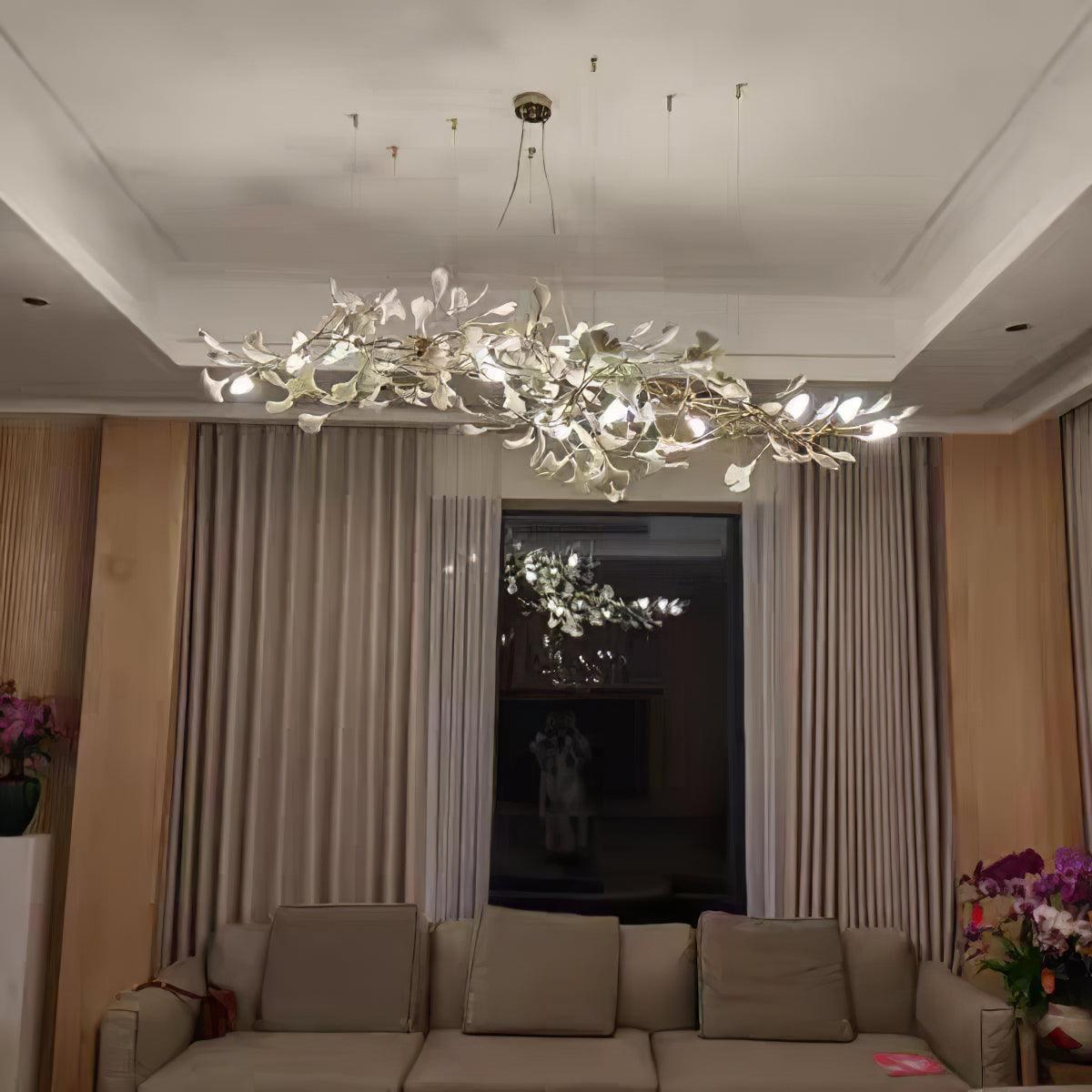 Horizon Bloom Gingko Chandelier
