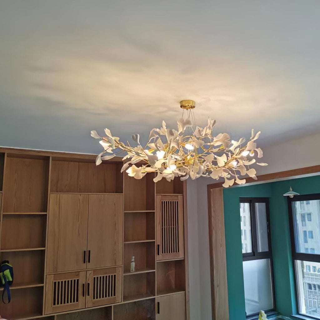 Horizon Bloom Gingko Chandelier