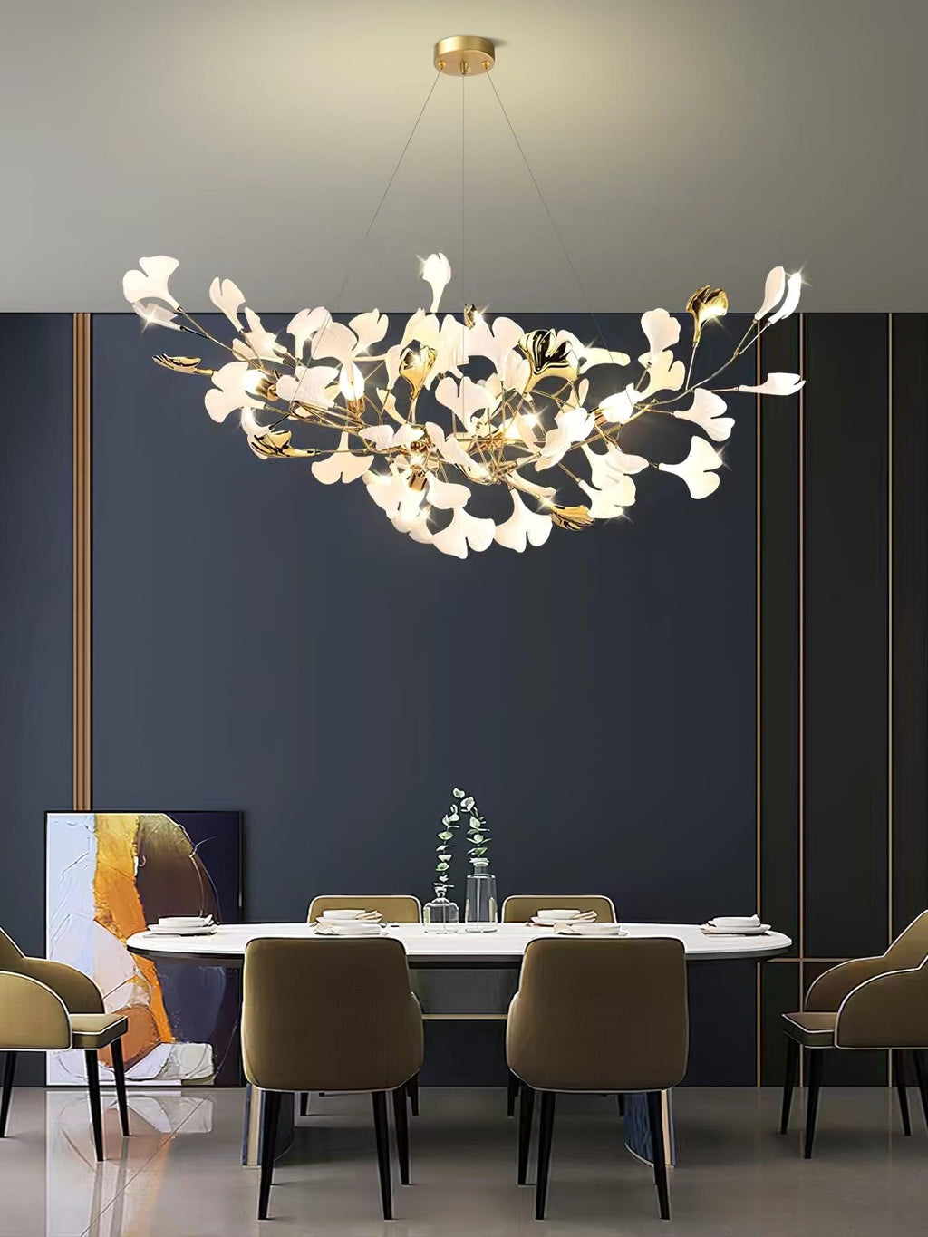 Horizon Bloom Gingko Chandelier