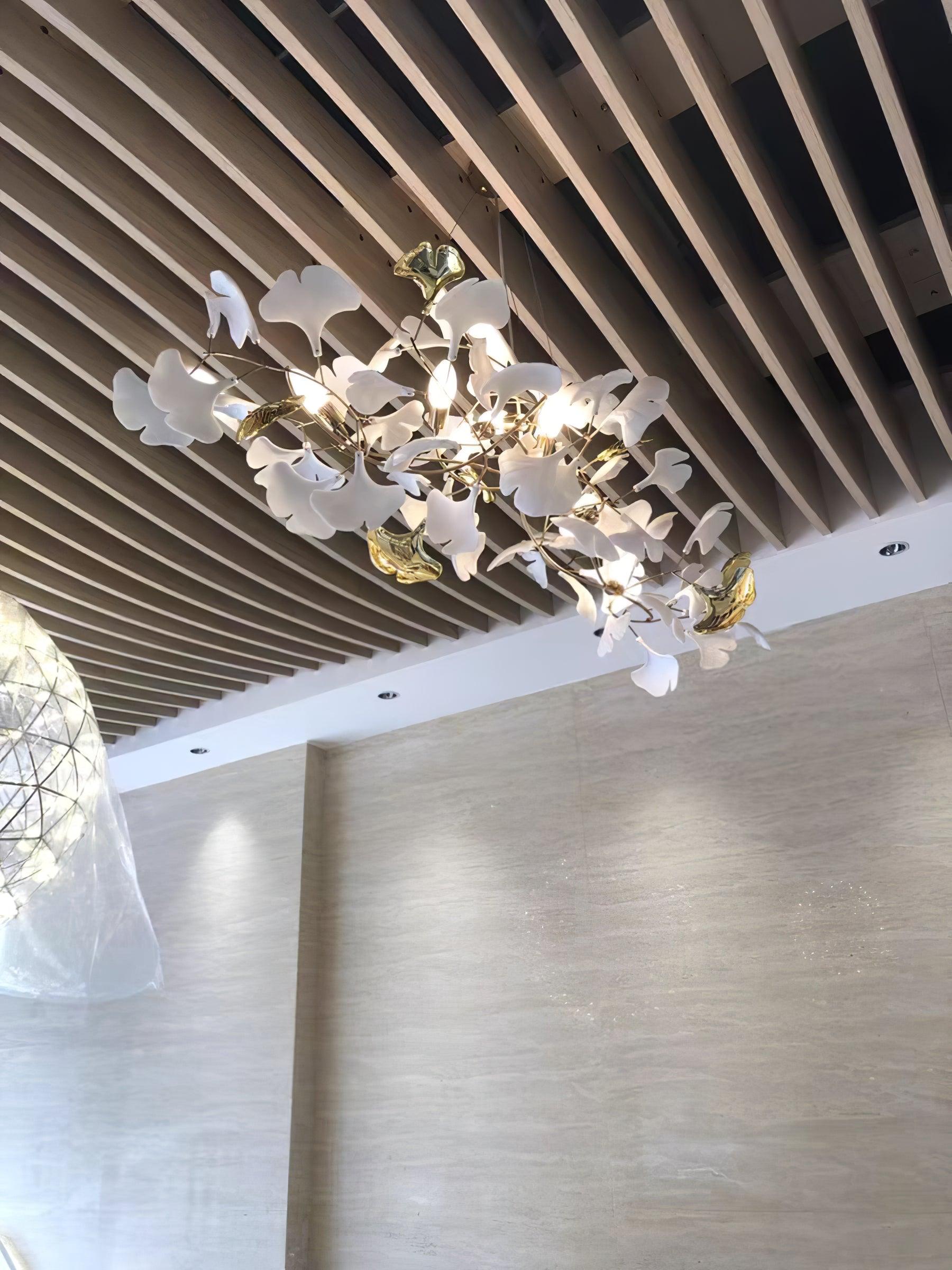 Horizon Bloom Gingko Chandelier