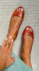 Adelina | Women Embellished Leather Sandals For Summer Days Or Special Occasions