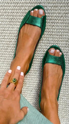 Adelina | Women Embellished Leather Sandals For Summer Days Or Special Occasions