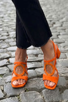 Valentina | Women Leather Summer Sandals For Warm Days City Walks Or Evening Dinners