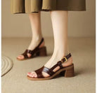 Evelynne | Women Classic Heeled Sandals With Cushioned Base And Graceful Lift For Relaxed Days Or Elegant Outings