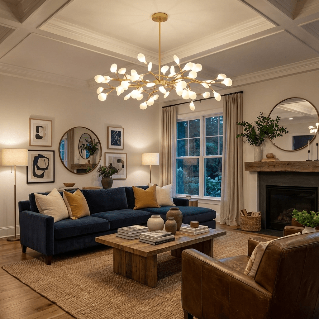 LED Firefly Sputnik Chandelier