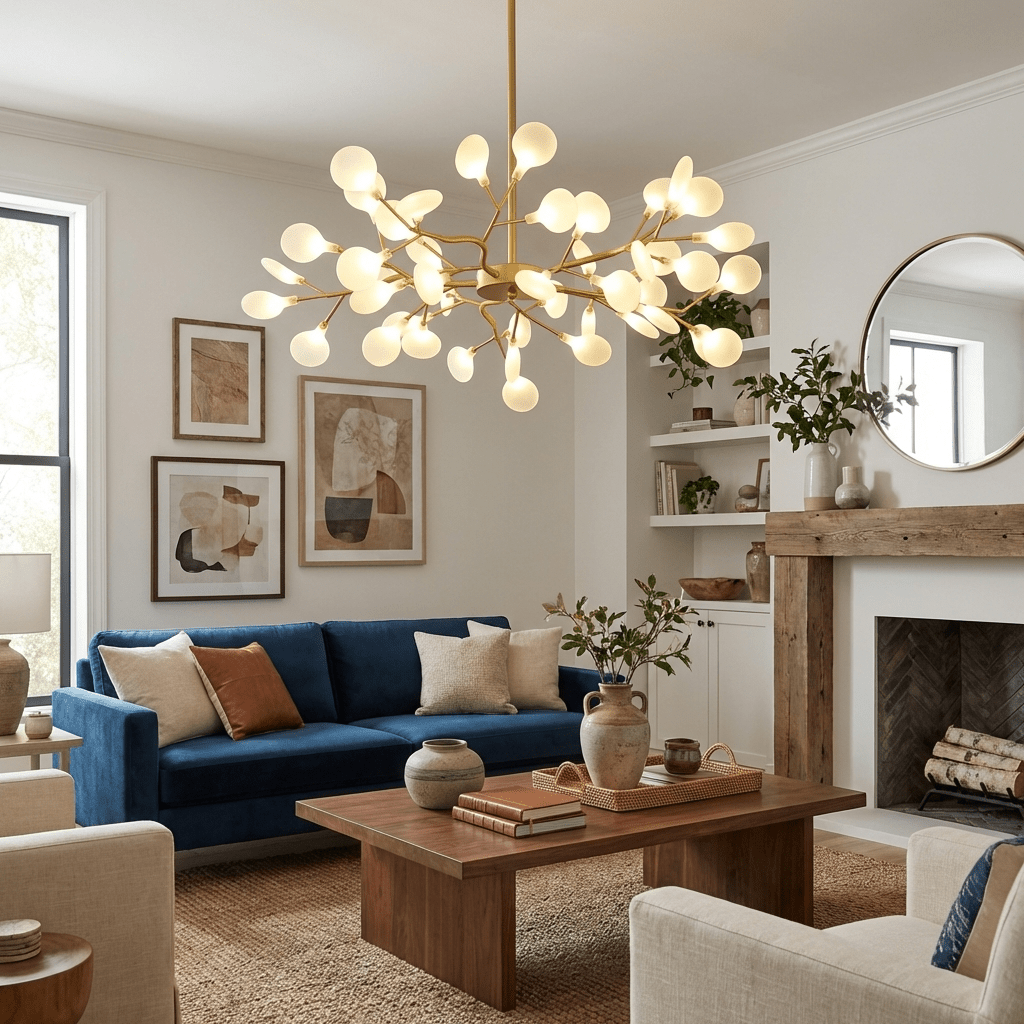 LED Firefly Sputnik Chandelier