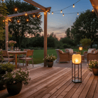 Lantern Outdoor Solar Floor Lamp