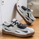 Dalston | Men Retro Suede And Mesh Trainers With Bold Multi Panel Design And Sculpted Grip Sole For Street Wear