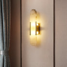 Oblong Alabaster Wall Sconce