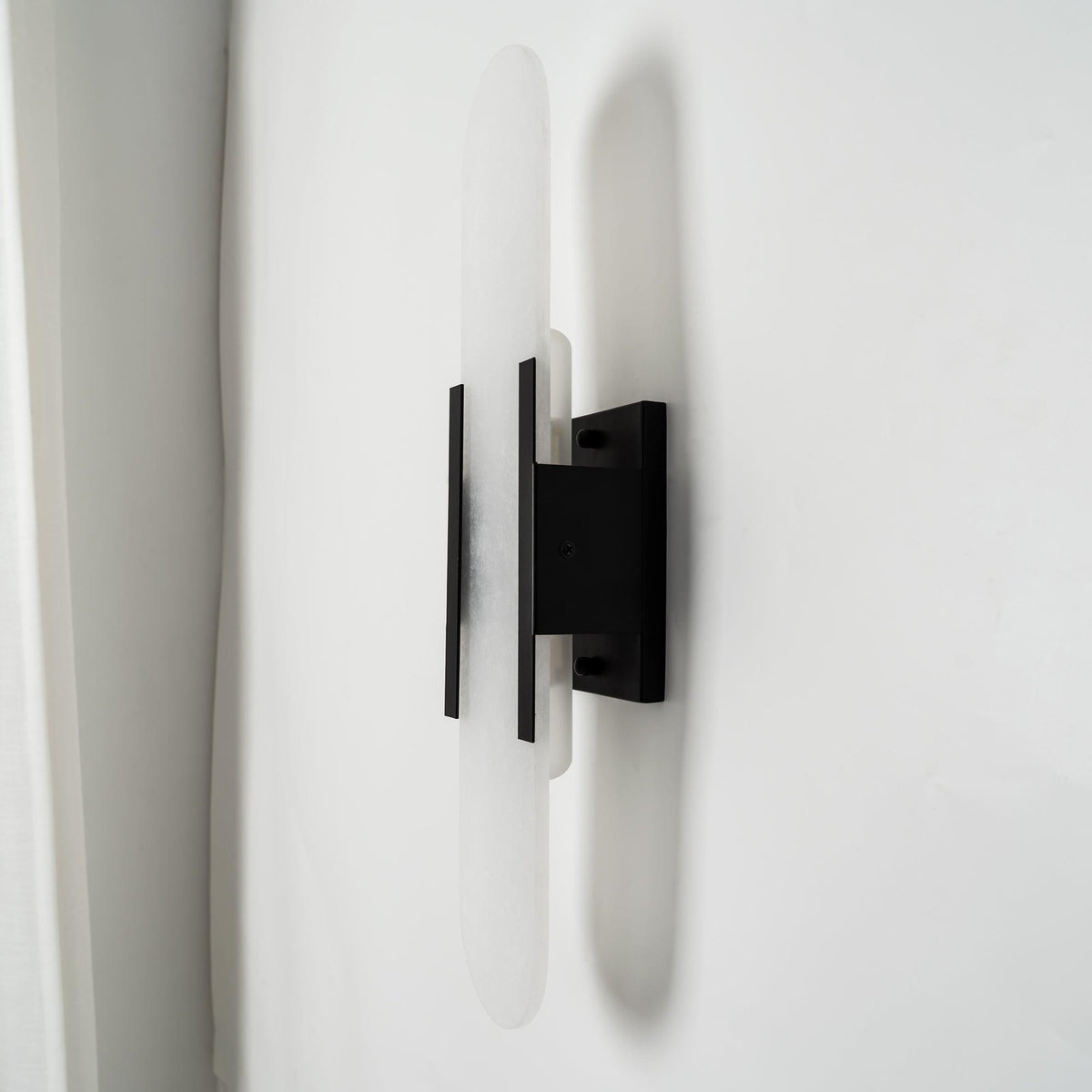 Oblong Alabaster Wall Sconce