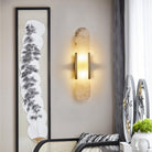 Oblong Alabaster Wall Sconce