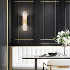 Oblong Alabaster Wall Sconce