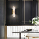 Oblong Alabaster Wall Sconce