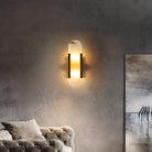 Oblong Alabaster Wall Sconce