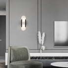 Oblong Alabaster Wall Sconce