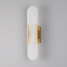 Oblong Alabaster Wall Sconce