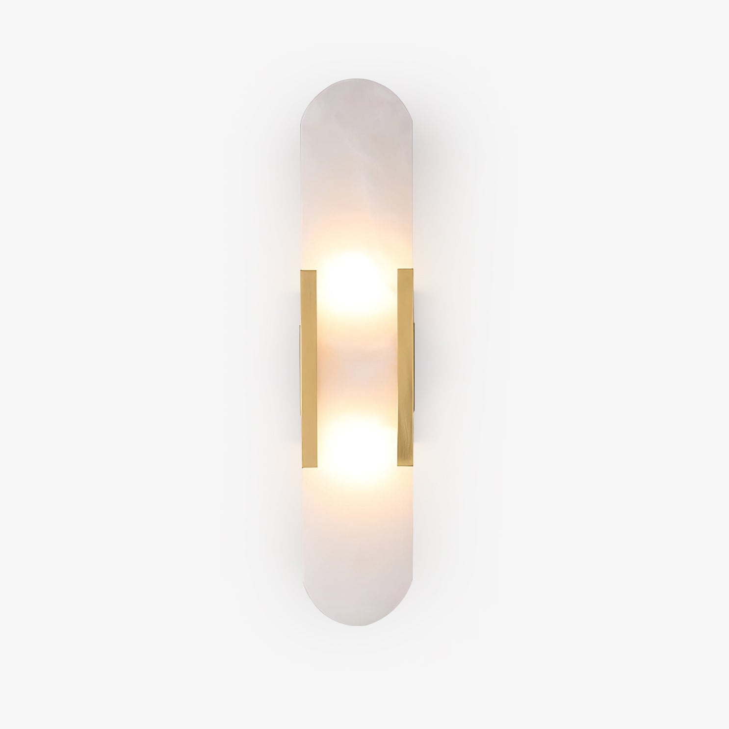 Oblong Alabaster Wall Sconce