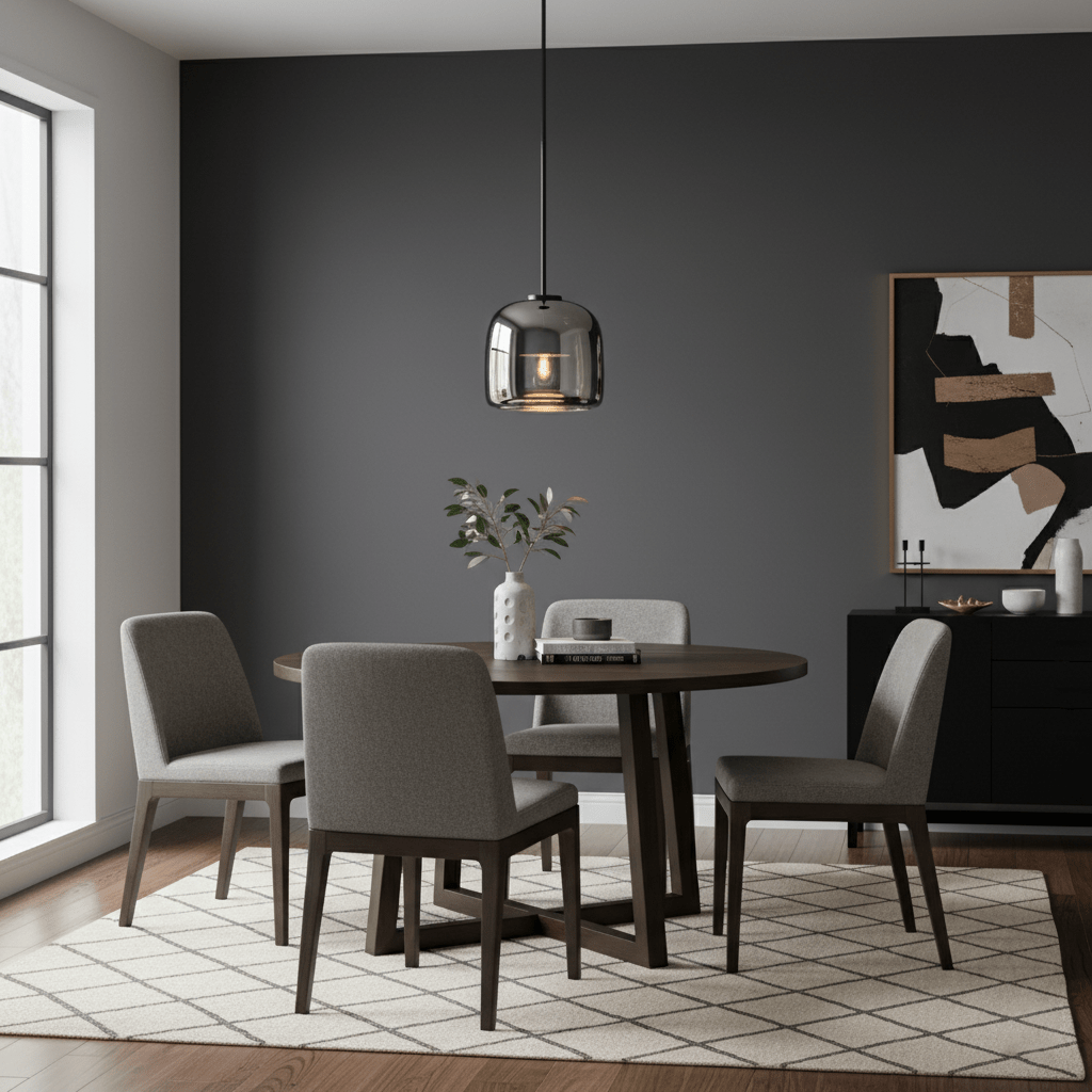 Metro Sphere Glass Pendant Lamp