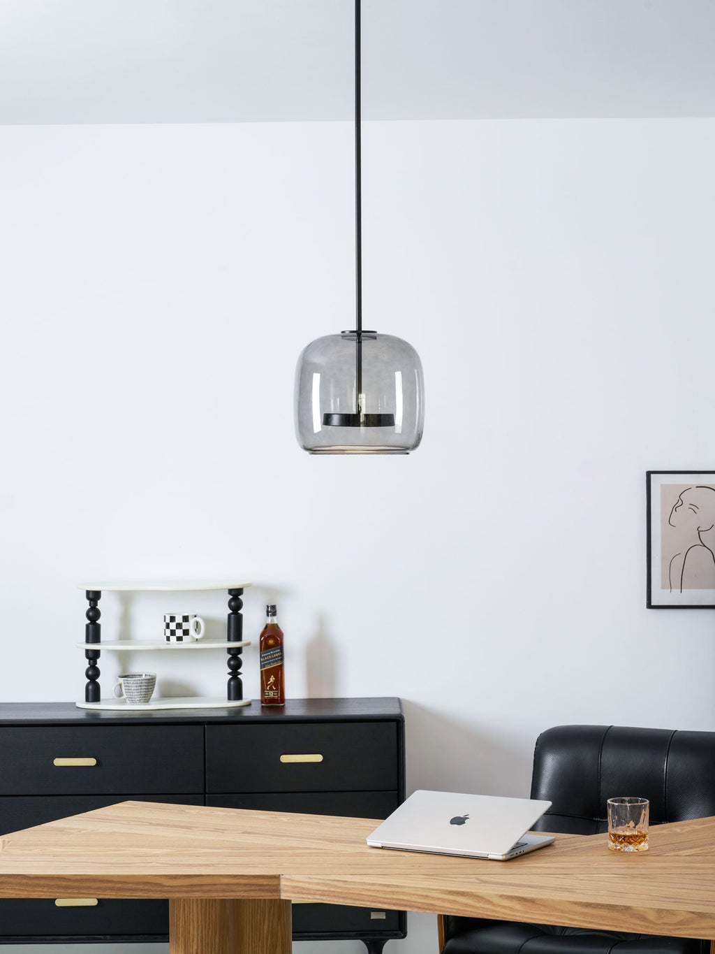 Metro Sphere Glass Pendant Lamp
