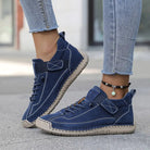 Emiline | Women Leather Support Sneakers With Slow Rebound EVA Sole For Standing Working Or Long Days