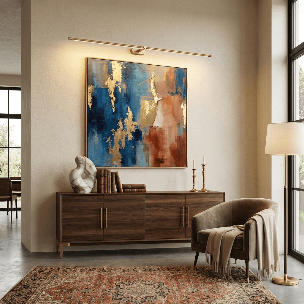 Minimalist Linear Rechargeable Wall Lamp