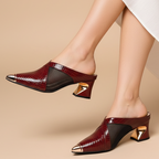 Valencia Leather Mules