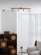 Natural Wood Beam Spotlight Light