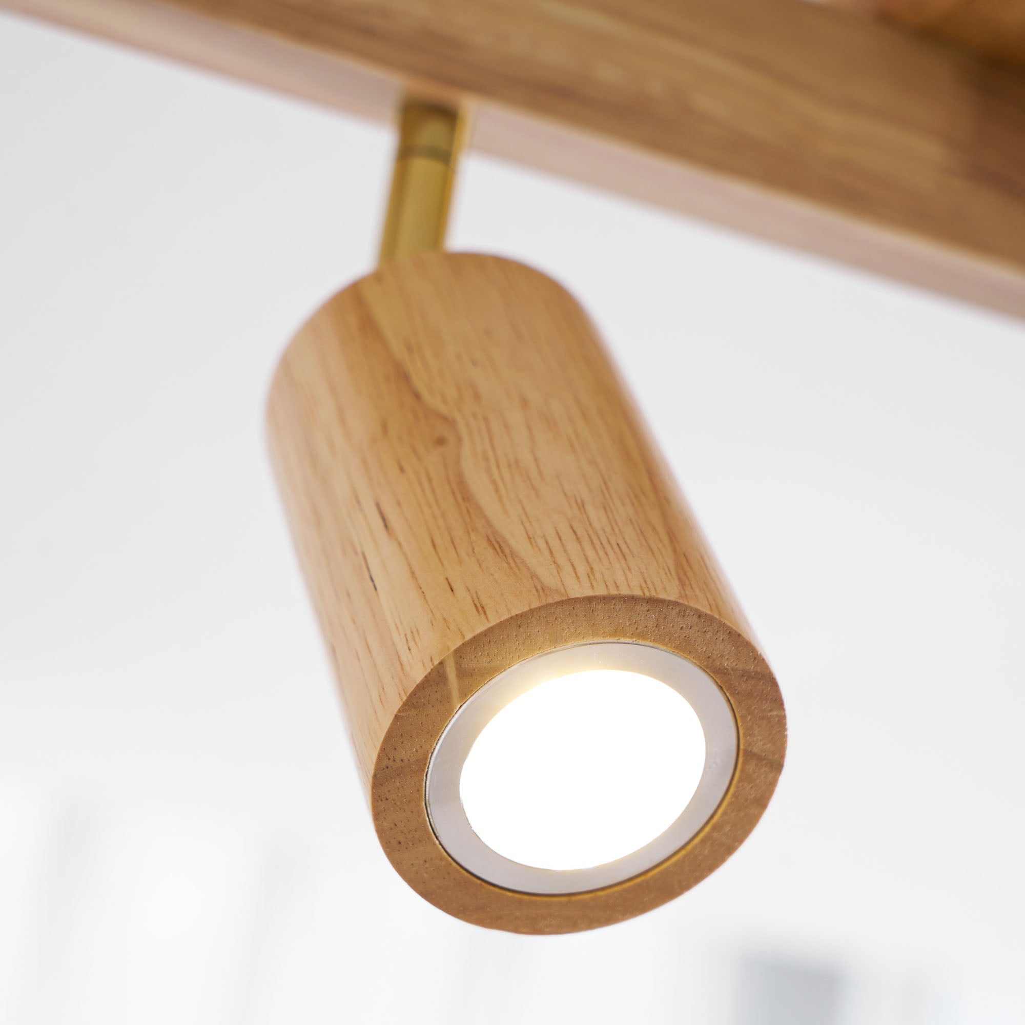 Natural Wood Beam Spotlight Light