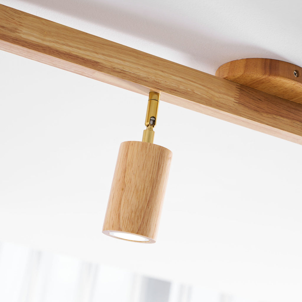 Natural Wood Beam Spotlight Light