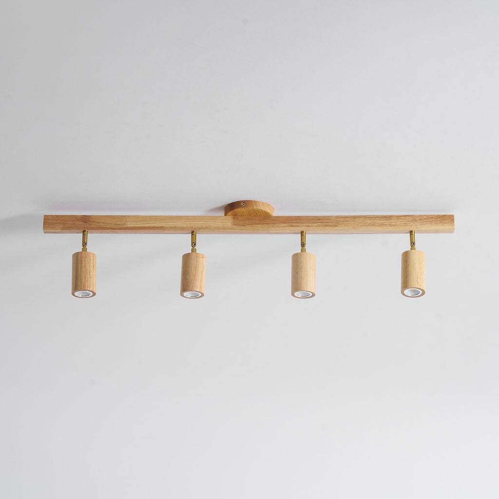 Natural Wood Beam Spotlight Light