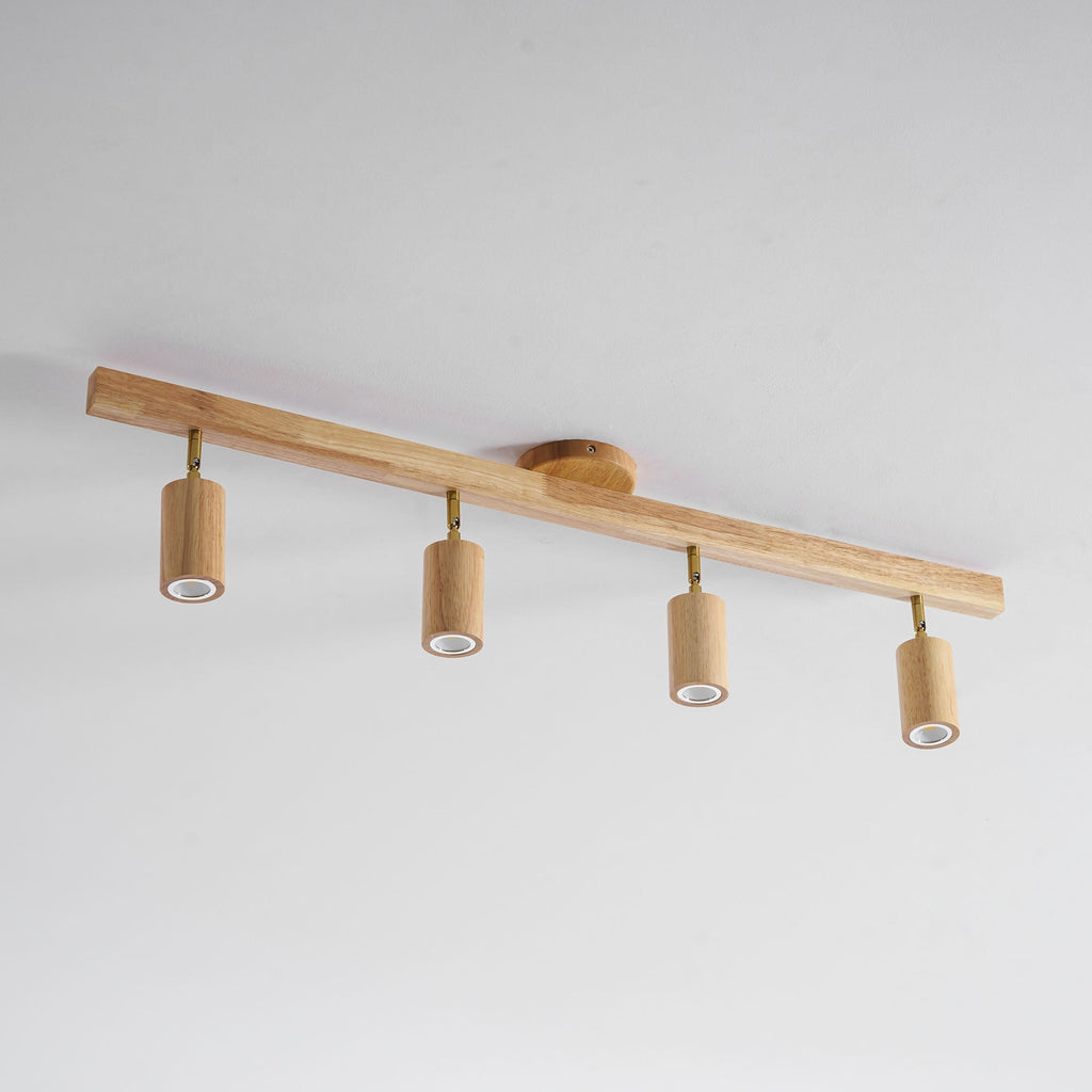 Natural Wood Beam Spotlight Light
