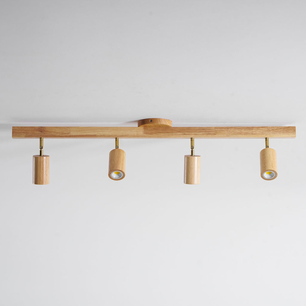 Natural Wood Beam Spotlight Light