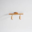 Natural Wood Beam Spotlight Light
