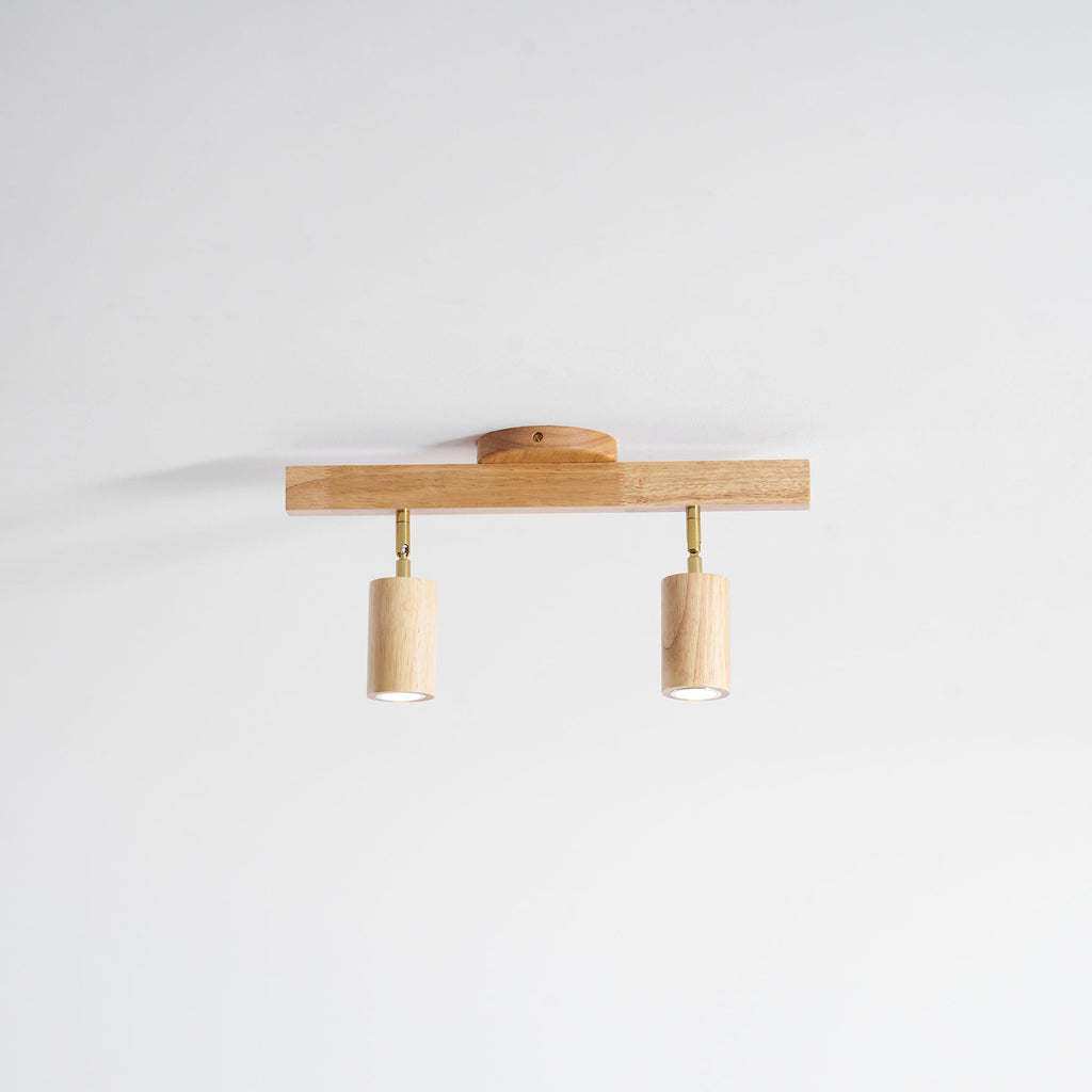 Natural Wood Beam Spotlight Light