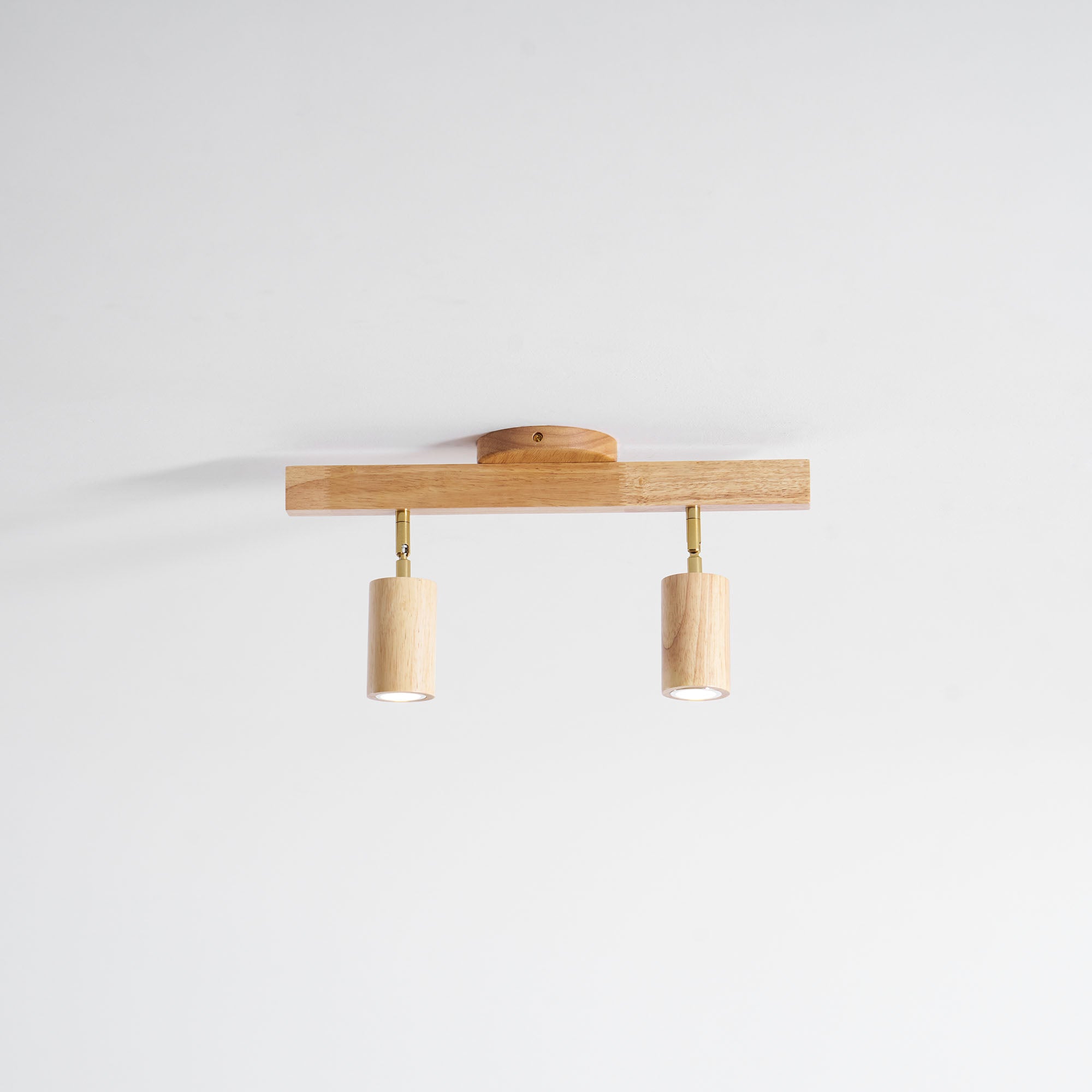 Natural Wood Beam Spotlight Light