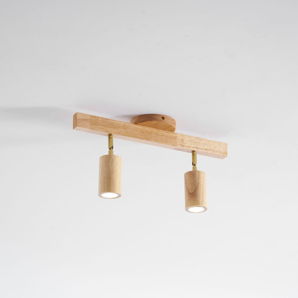 Natural Wood Beam Spotlight Light