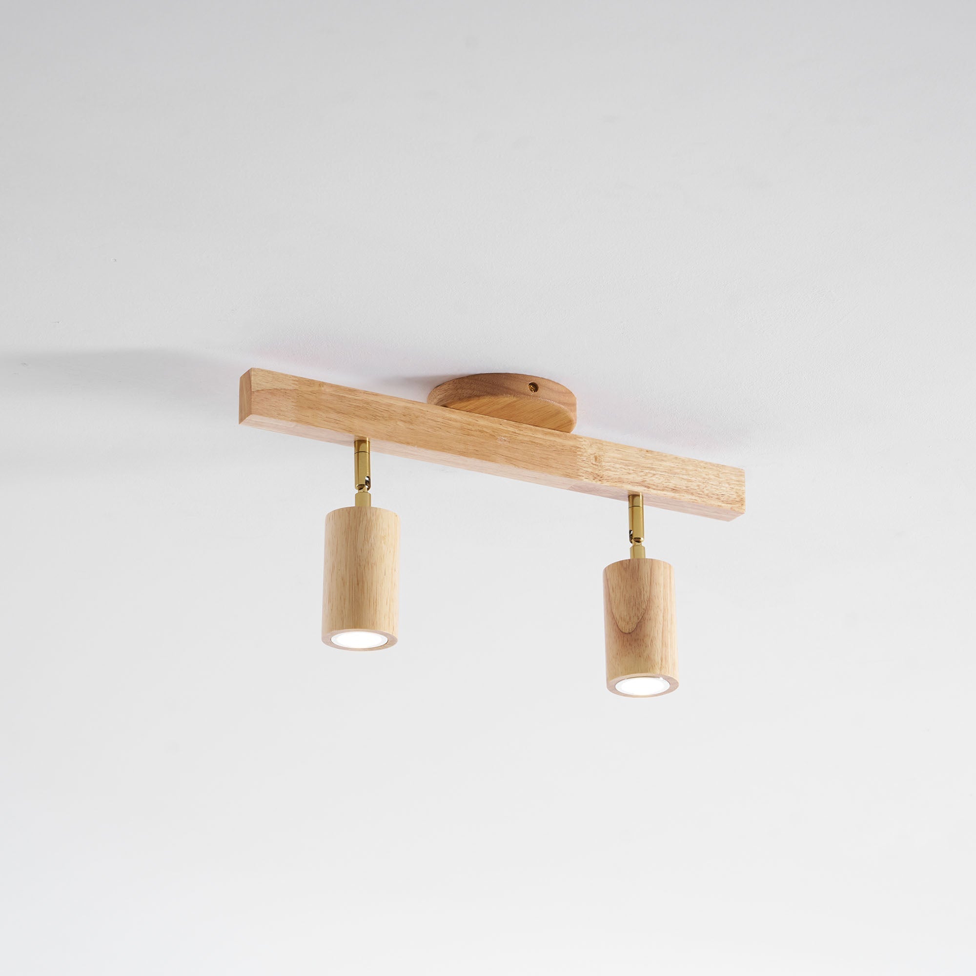Natural Wood Beam Spotlight Light