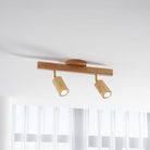Natural Wood Beam Spotlight Light