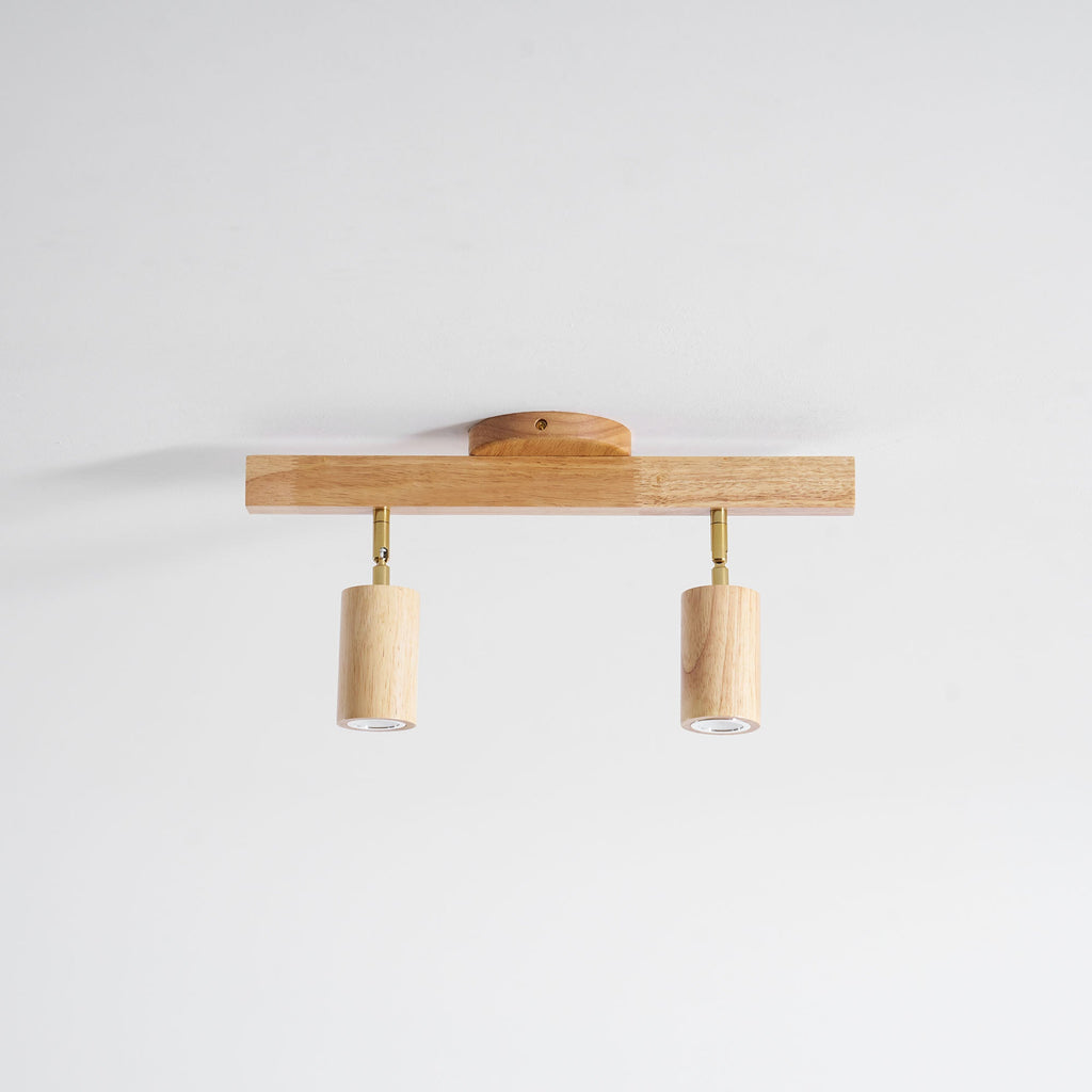 Natural Wood Beam Spotlight Light