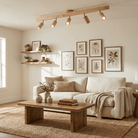 Natural Wood Beam Spotlight Light